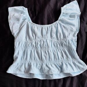Light Blue Women's Top
